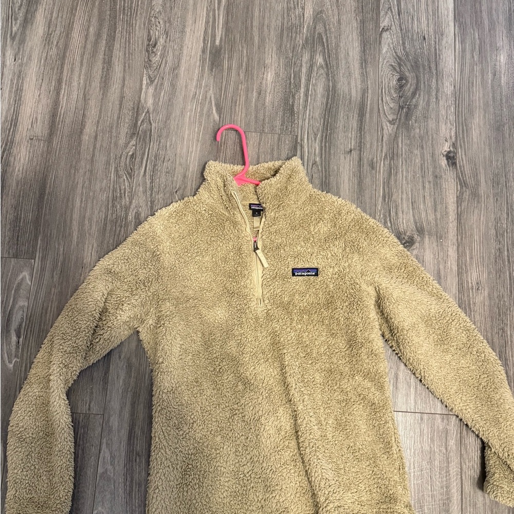 Patagonia Tan Fleece Pullover